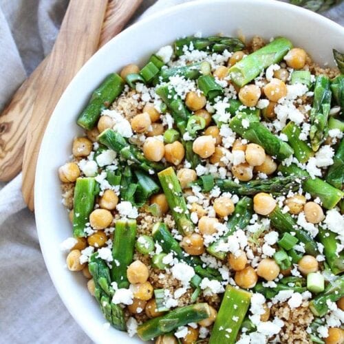Asparagus Chickpea Quinoa Salad Two Peas & Their Pod