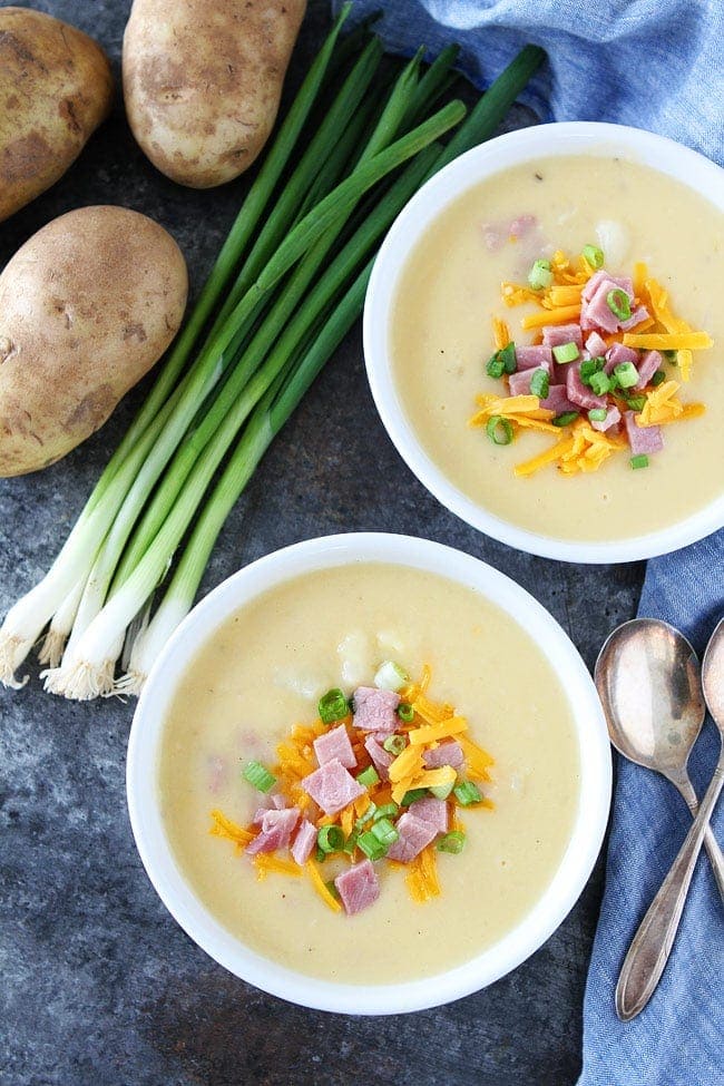 Cheesy Ham and Potato Soup Recipe