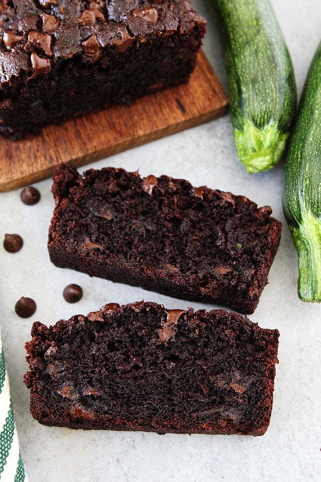 Chocolate Zucchini Bread that tastes like chocolate cake! This is the BEST zucchini bread recipe!