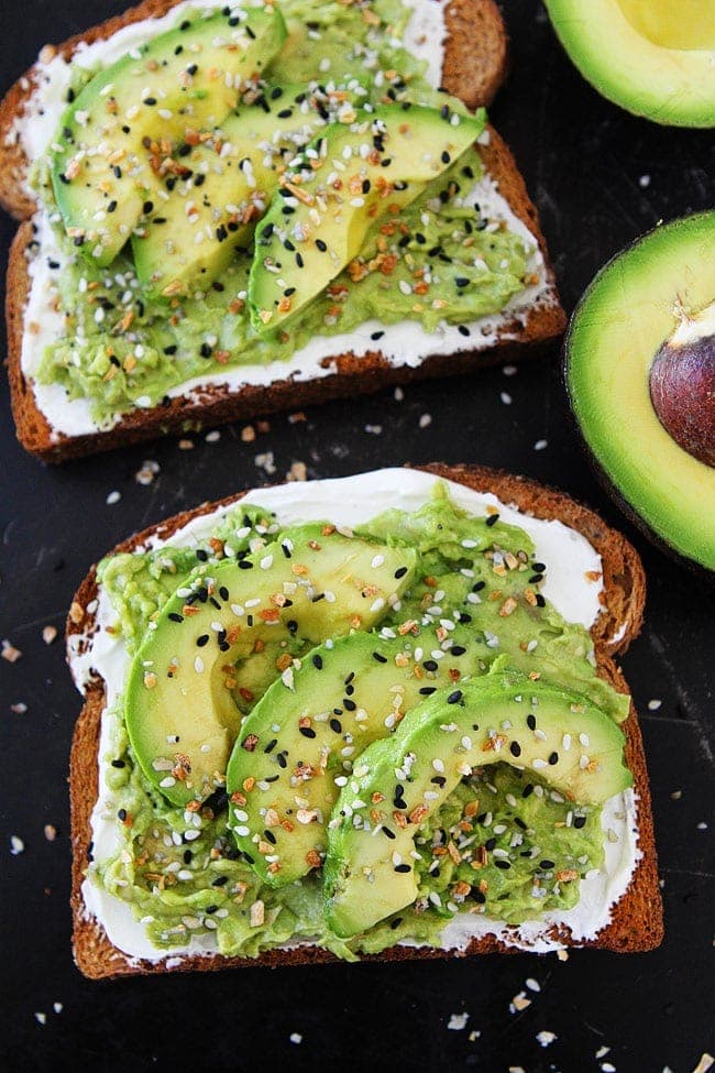 Everything Bagel Avocado Toast - Two Peas & Their Pod