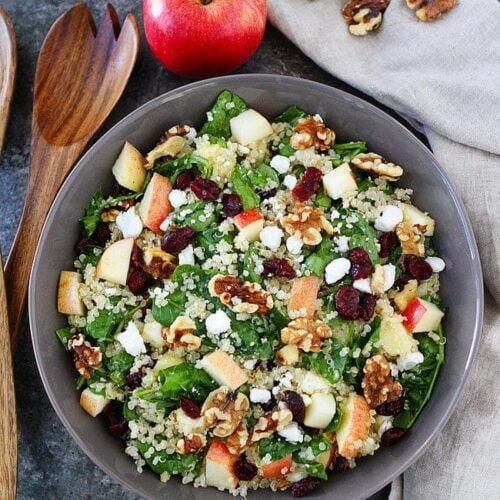 Apple Walnut Quinoa Salad Recipe