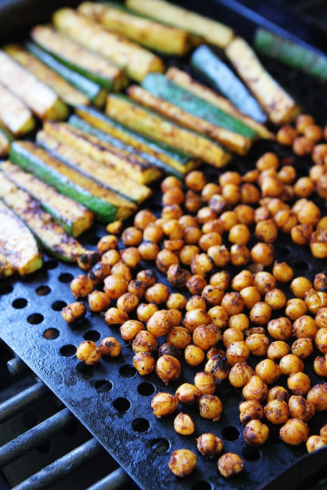 Grilled Zucchini Chickpea Taco Recipe