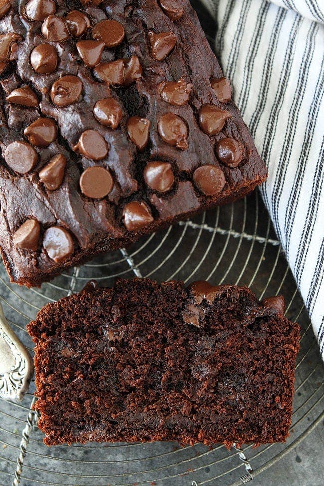 Chocolate Pumpkin Bread is rich and chocolaty with a hint of pumpkin and spices. It is the perfect quick bread recipe for fall.