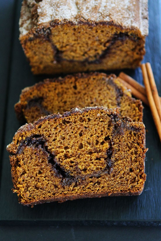 Pumpkin Cinnamon Swirl Bread Recipe