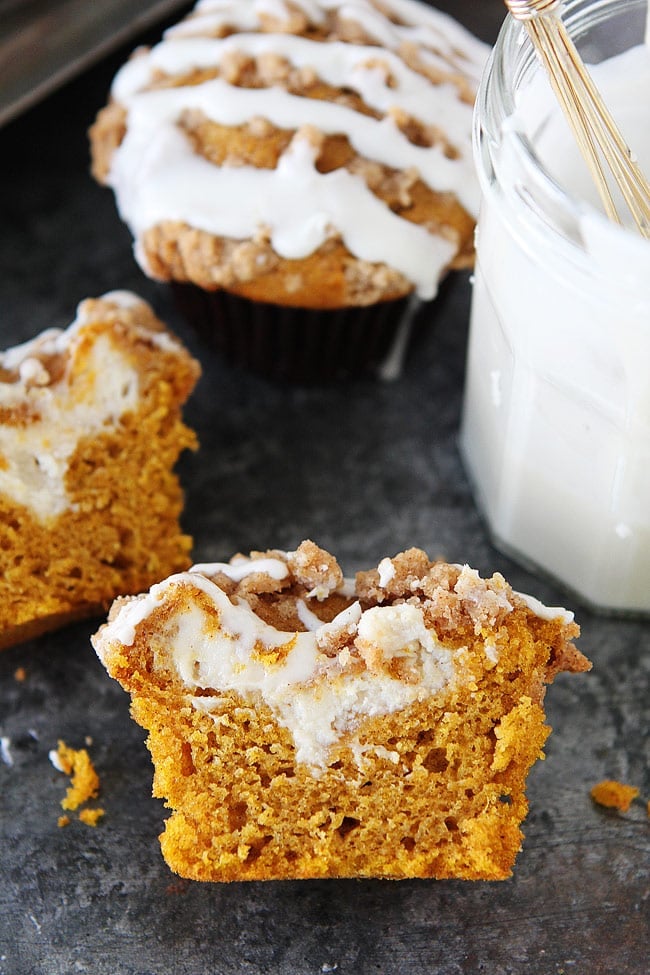 Pumpkin Cream Cheese Muffins are the perfect fall muffin! 