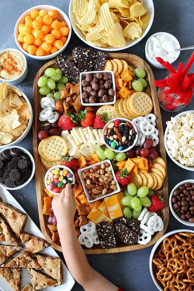 Sweet and Salty Snack Board