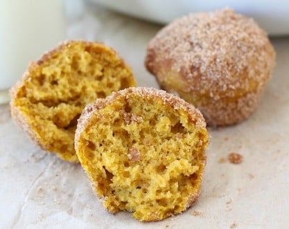 Baked Pumpkin Donut Holes Recipe