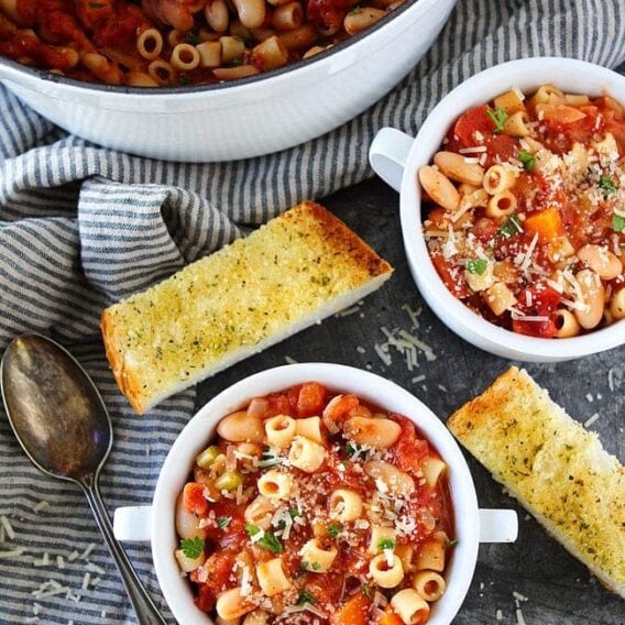 Pasta Fagioli {Pasta and Bean Soup} Two Peas & Their Pod
