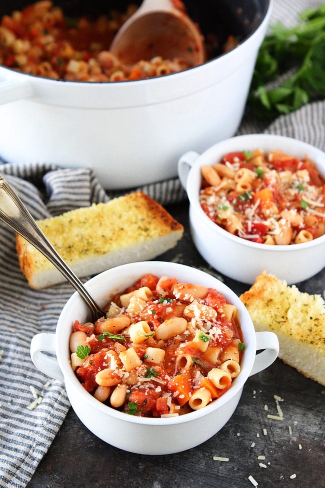 Easy Pasta Fagioli 