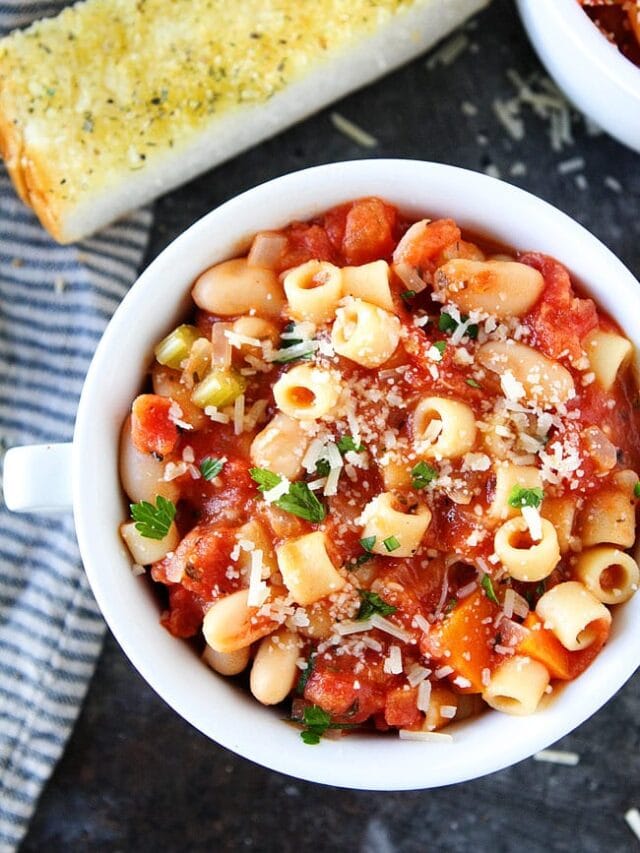 Pasta Fagioli Two Peas & Their Pod