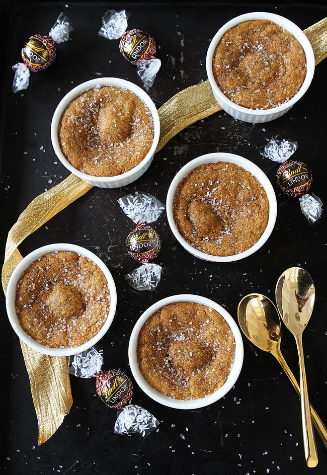 Deep Dish Gingerbread Truffle Cookies are the perfect Christmas dessert! #cookies #Christmas #holidays