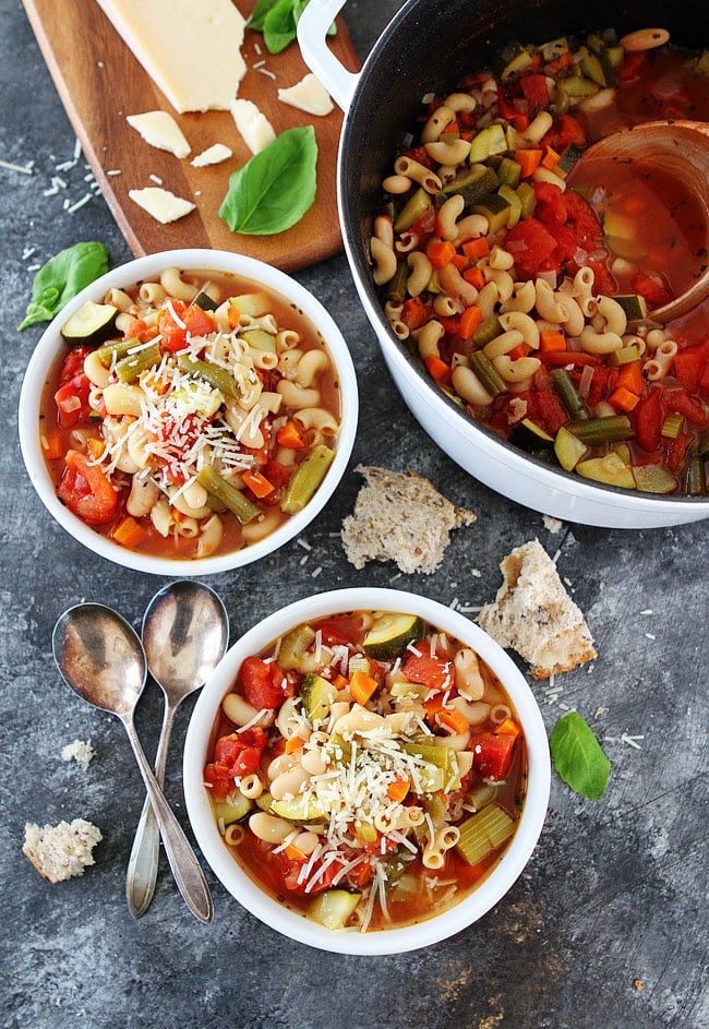 Minestrone Soup Recipe - Two Peas & Their Pod