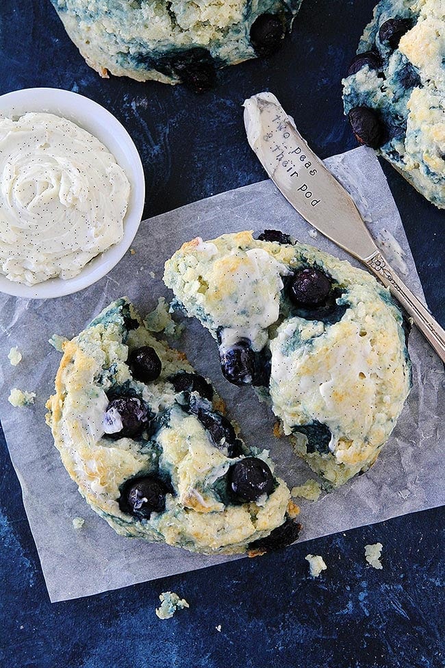 Blueberry Biscuits - Two Peas & Their Pod