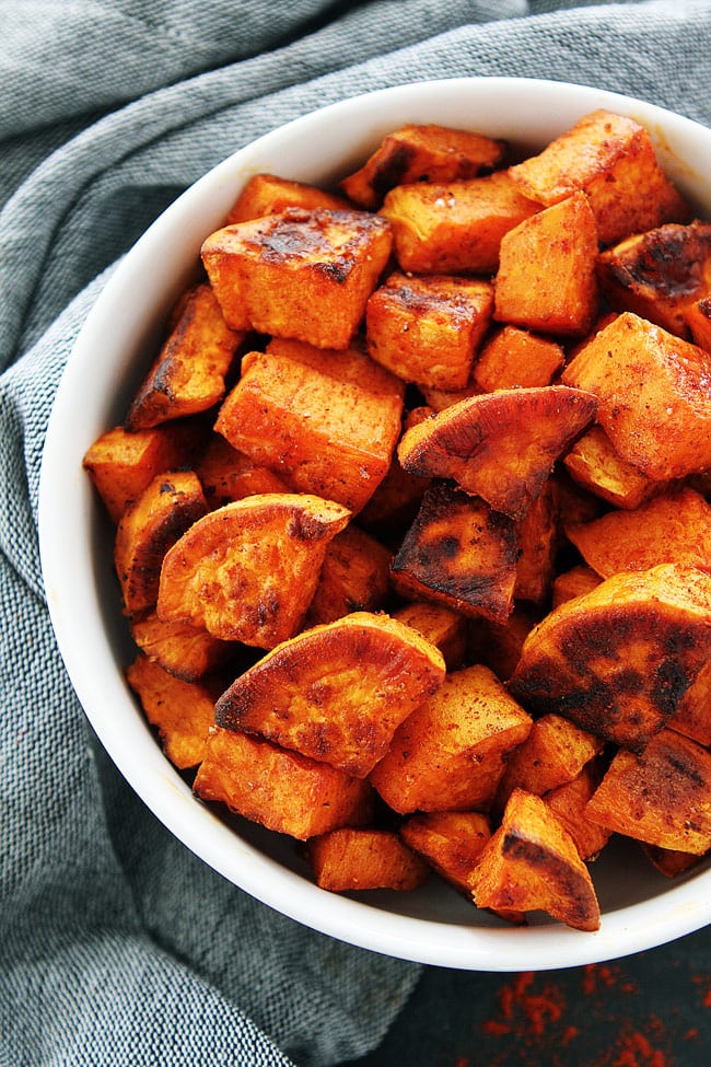 Smoked Paprika Roasted Sweet Potatoes Recipe