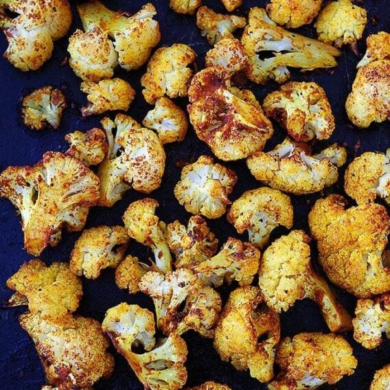 Turmeric Roasted Cauliflower Recipe