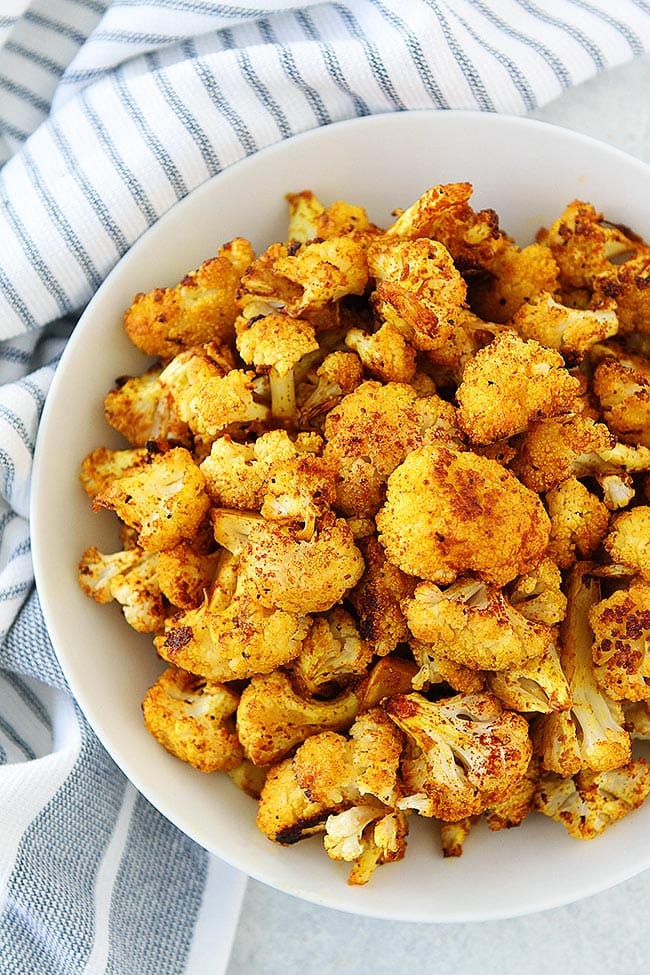 Turmeric Roasted Cauliflower 