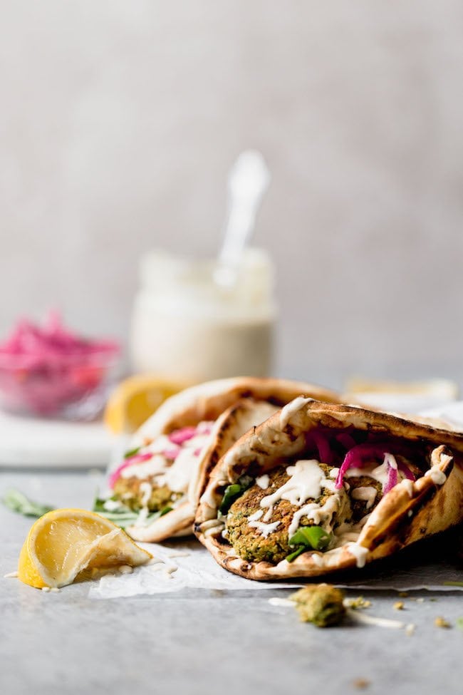 Falafel in pita