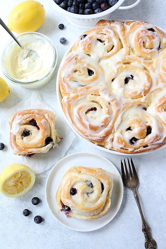 Lemon Blueberry Sweet Rolls Recipe