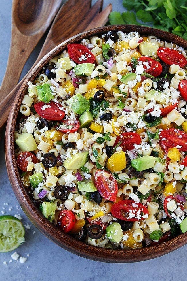 Southwest Pasta Salad in bowl.