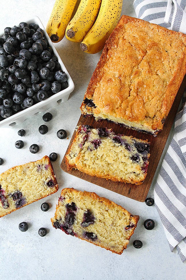 Blueberry Banana Bread Summer Favorite Two Peas Their Pod