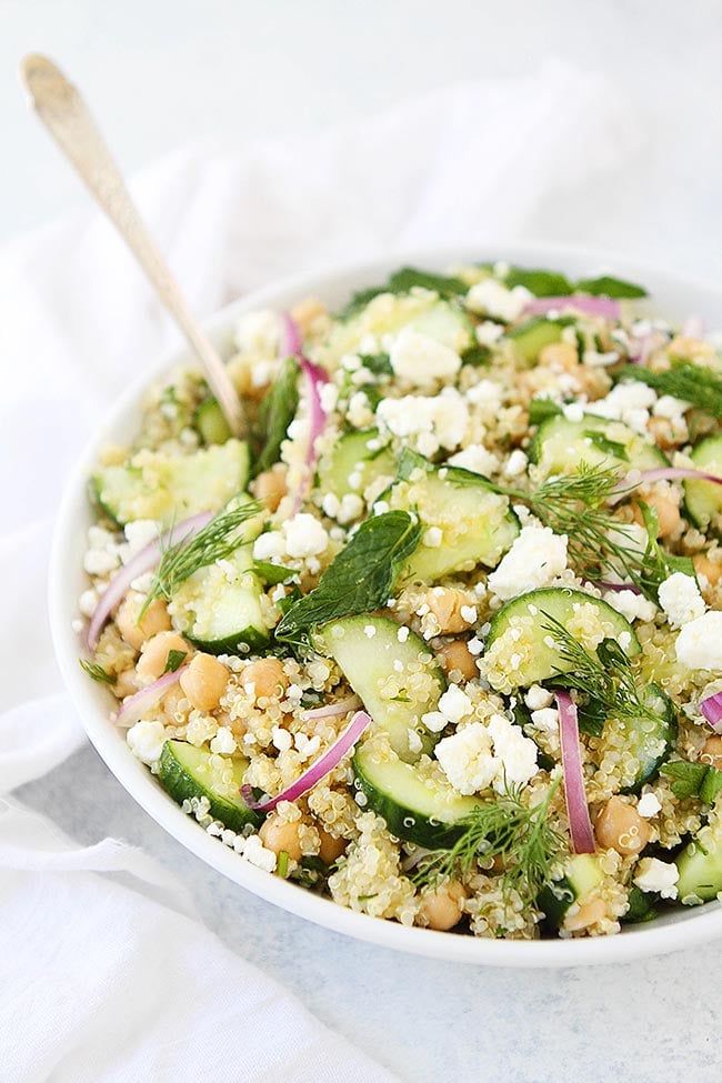 Easy Cucumber Quinoa Salad Recipe