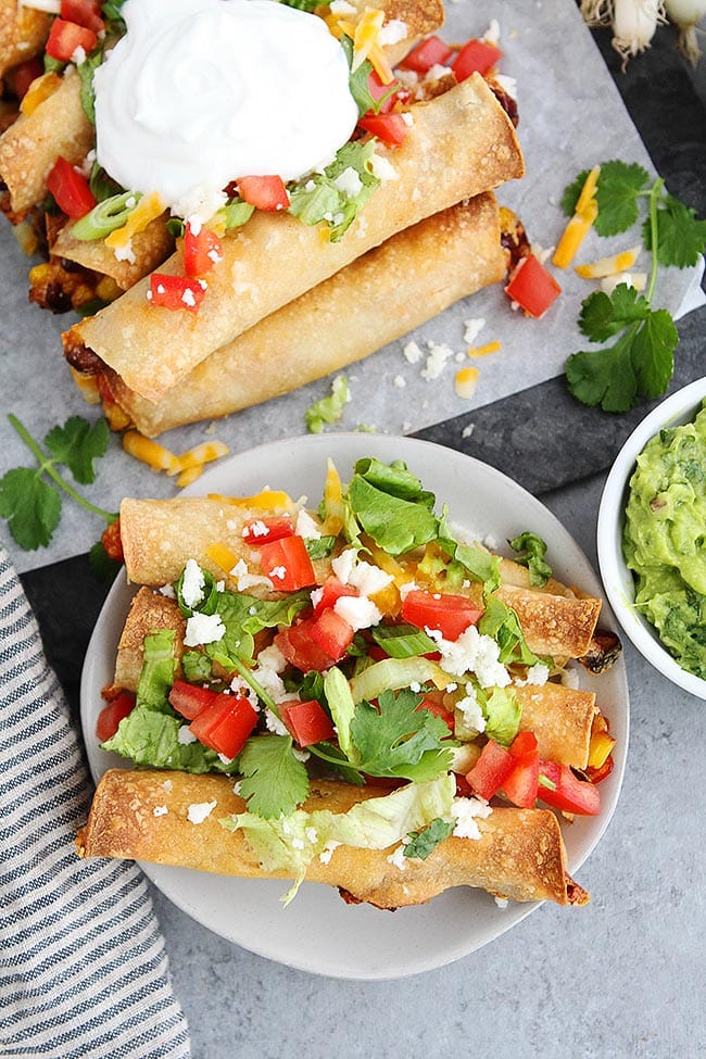 Black Bean Cheese Taquitos Recipe