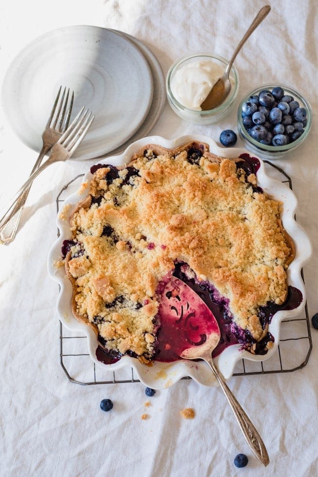  Blueberry Crumble Pie Recipe