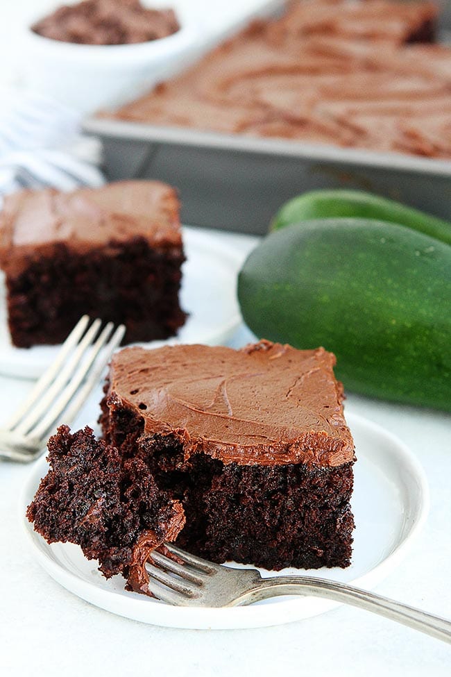 Chocolate Zucchini Cake Recipe with Chocolate Frosting