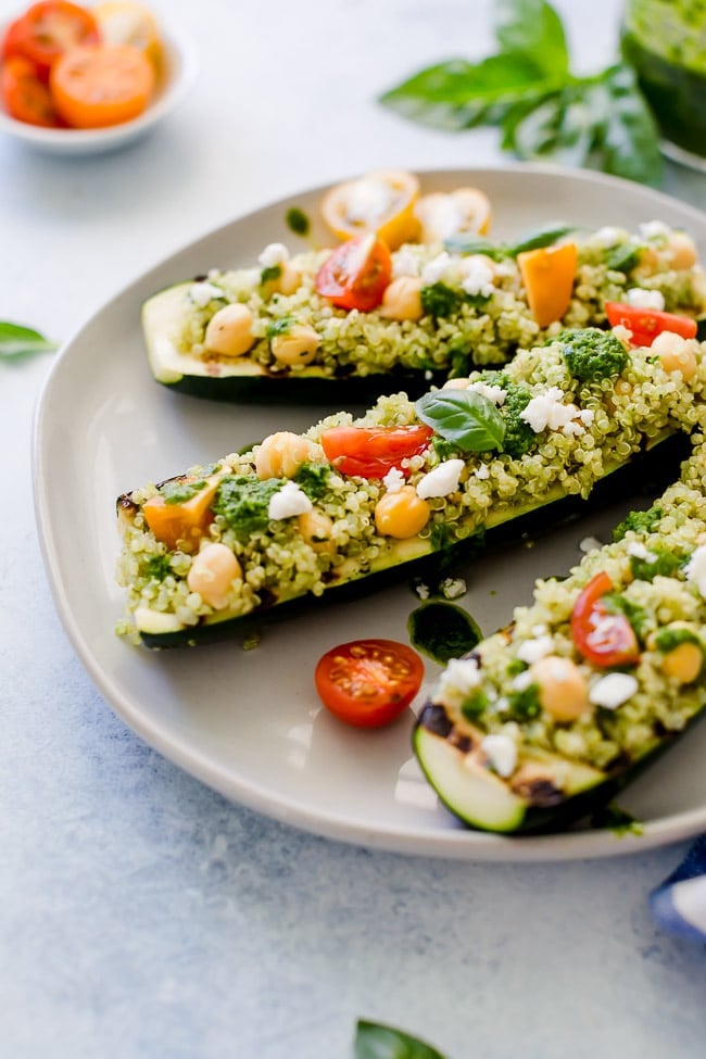 Grilled Zucchini Boats Recipe