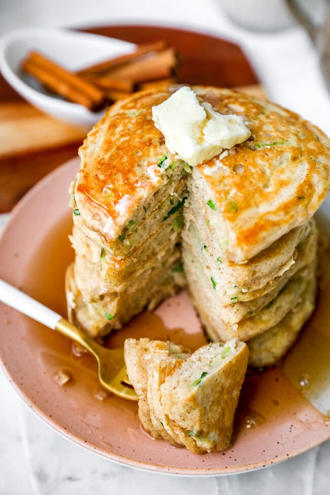 Zucchini Pancakes {Breakfast Favorite} Two Peas & Their Pod