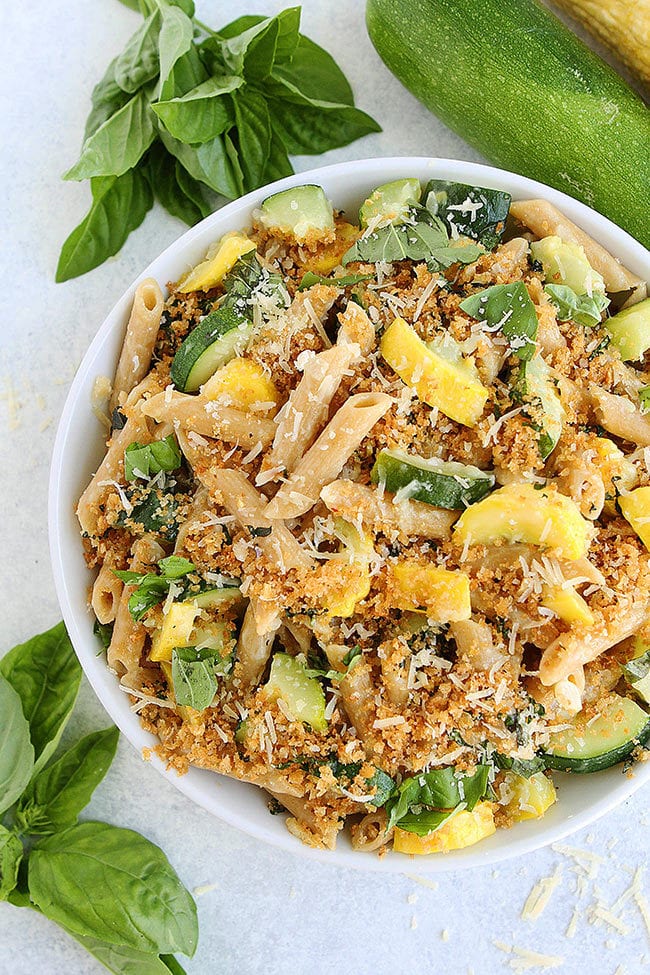 Zucchini Parmesan Pasta