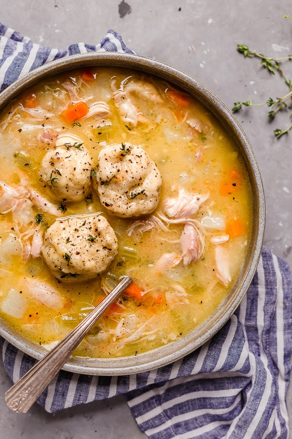 Chicken and Dumplings from Two Peas and Their Pod on foodiecrush.com