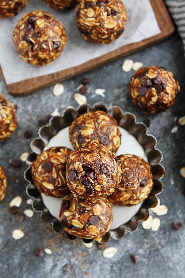 No Bake Pumpkin Energy Balls