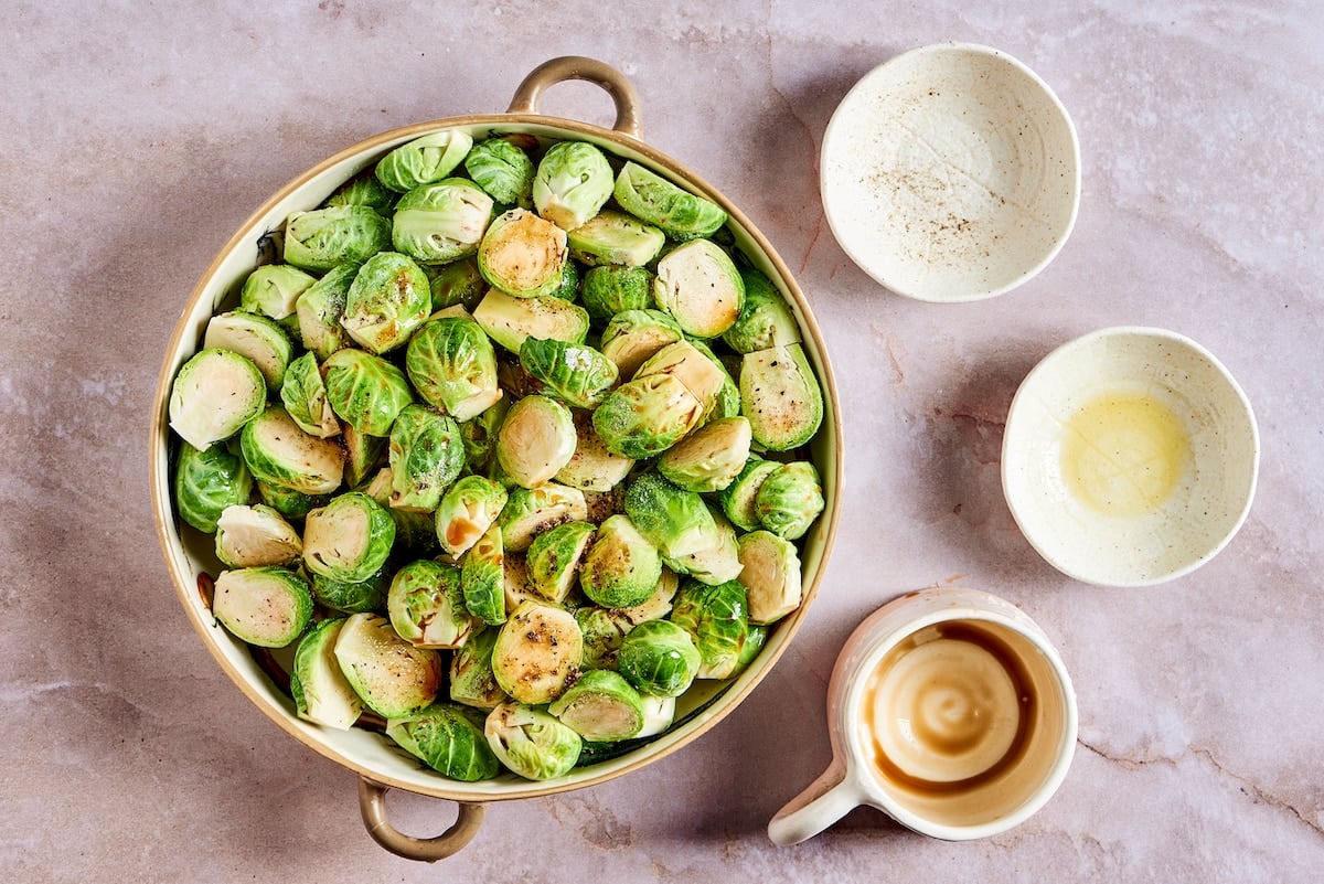 Roasted Brussels Sprouts Two Peas & Their Pod