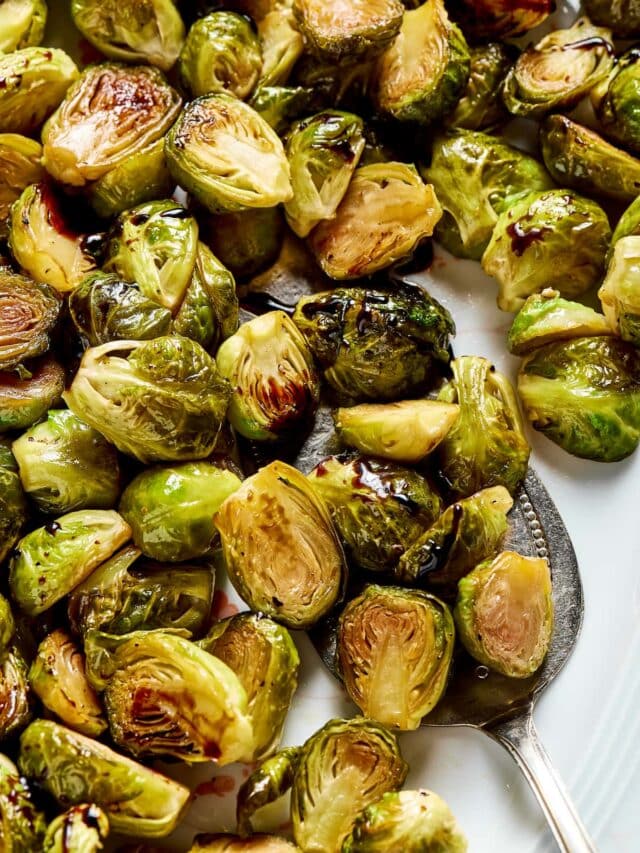 Roasted Brussels Sprouts Two Peas & Their Pod
