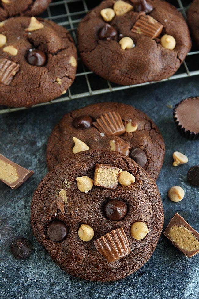 Chocolate Peanut Butter Cookies Image