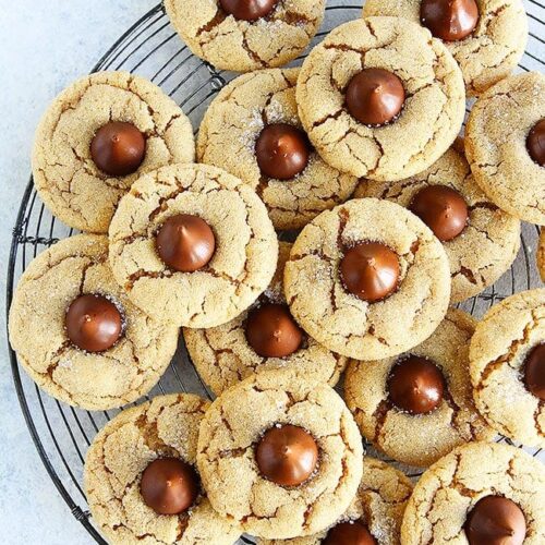 Classic Peanut Butter Blossom Cookies Recipe 