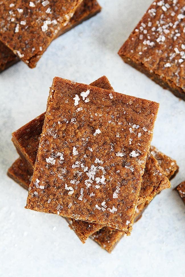 Brown Butter Ginger Molasses Blondies Image