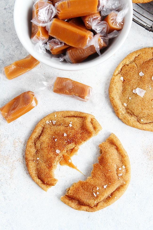 Brown Butter Salted Caramel Snickerdoodle Cookie Recipe
