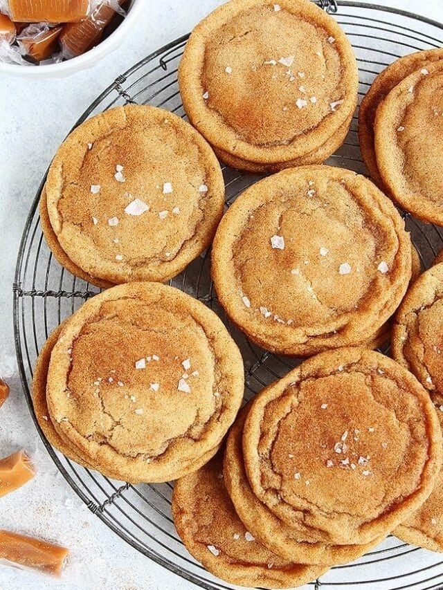 Brown Butter Salted Caramel Snickerdoodles Two Peas & Their Pod