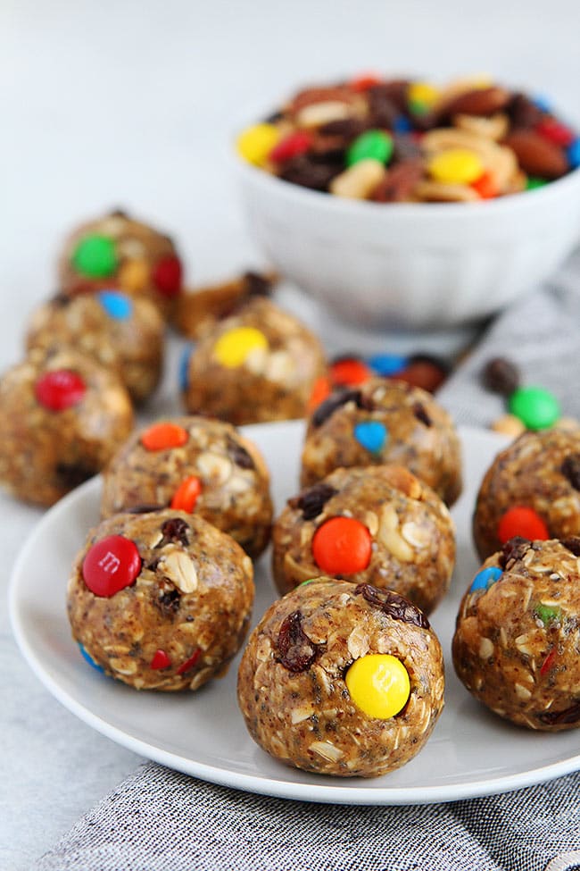 Trail Mix Energy Balls {Fun Snack} - Two Peas & Their Pod