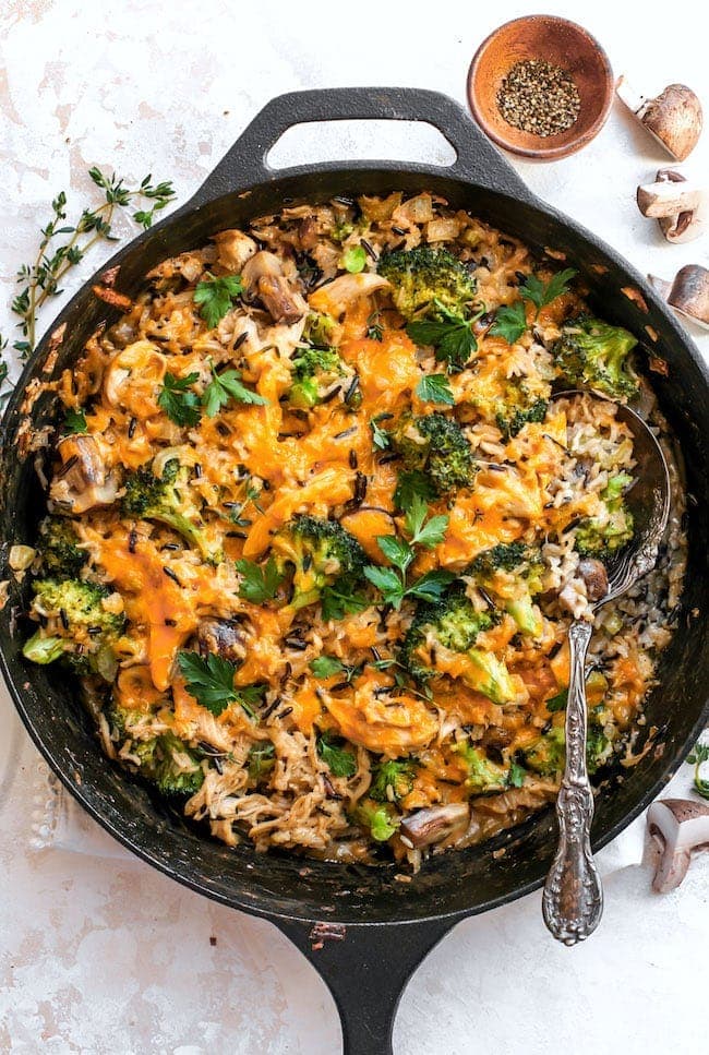 Cheesy Chicken Broccoli Rice Casserole Image