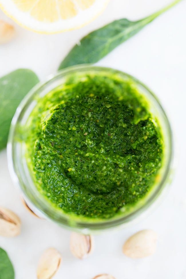 Spinach Pistachio Pesto 