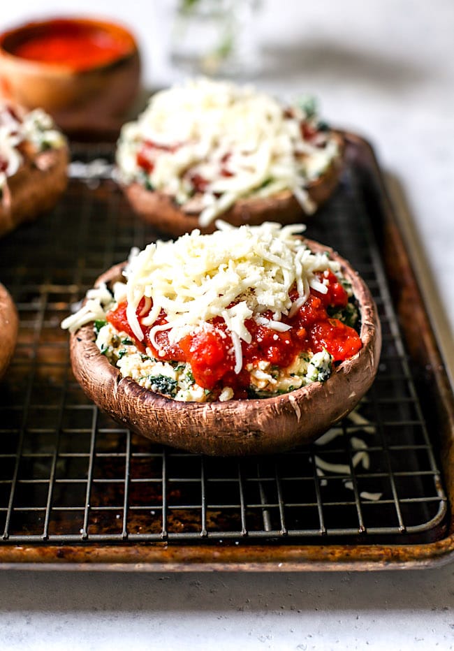 Lasagna Stuffed Mushrooms Two Peas & Their Pod