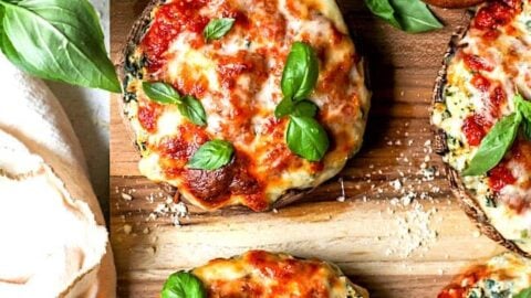 Lasagna Stuffed Mushrooms