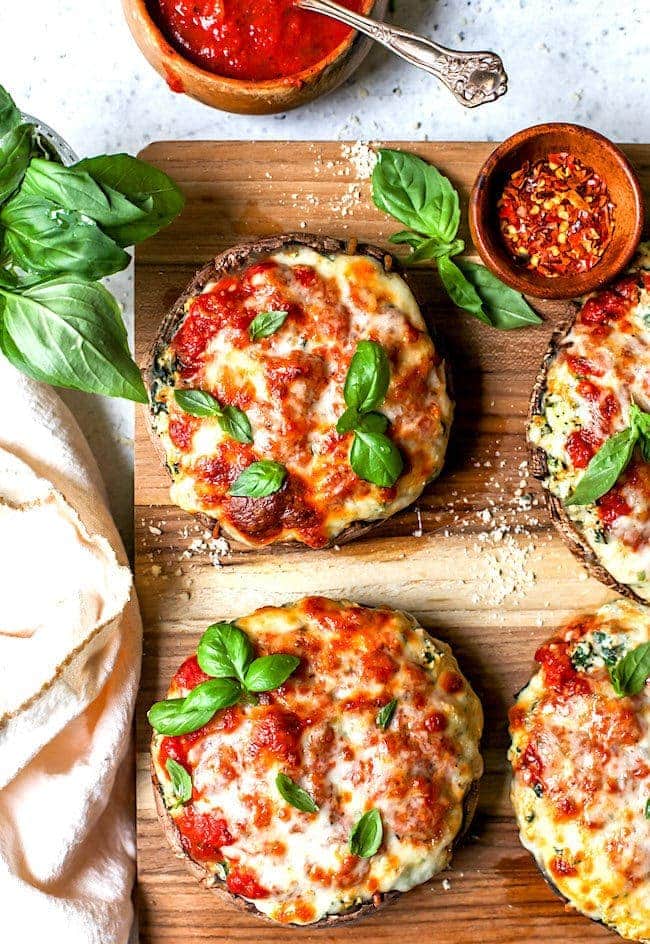 Lasagna Stuffed Mushrooms