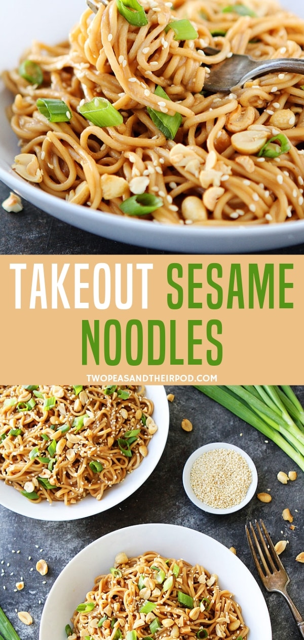 Definitely tastier than any takeout style sesame noodles great for busy weekdays! Made in just 20 minutes, savor this Asian inspired dish with chopped peanuts and sesame seeds. Surprisingly, warm or cold, it tastes delicious too! Try it now!