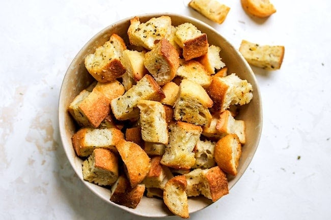 How To Make Homemade Croutons (Perfect for Soups and Salads!) - Chef Savvy