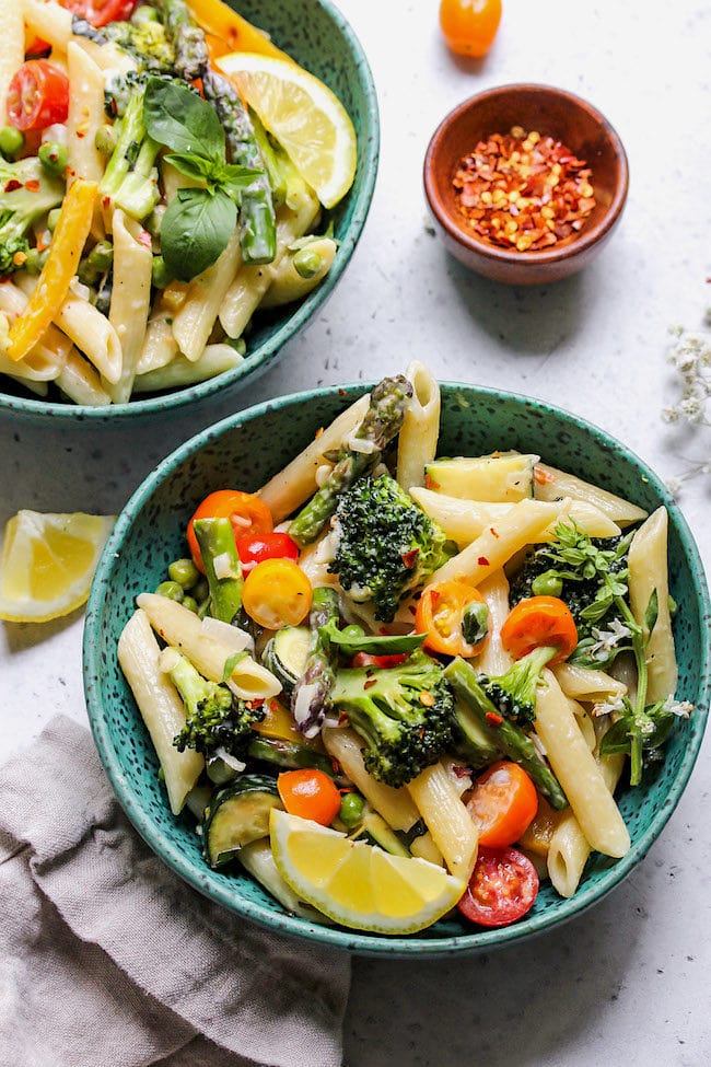 Pasta Primavera - Two Peas & Their Pod