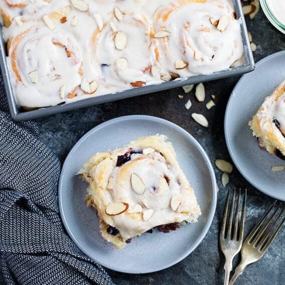 Cherry Almond Sweet Rolls Two Peas & Their Pod